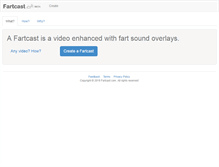Tablet Screenshot of fartcast.com